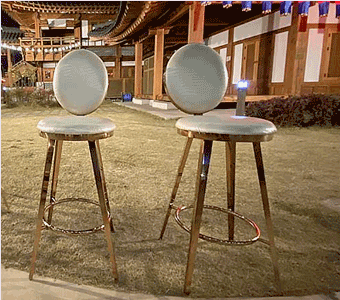 [고급행사추천]금장빠의자
