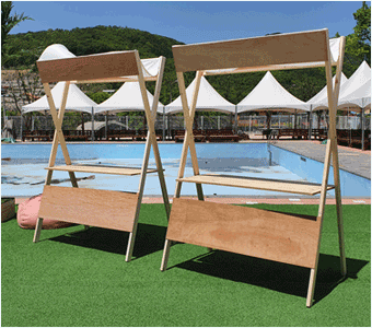 플리마켓나무부스 A형