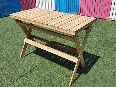 접이식파레트테이블_입식(원목)