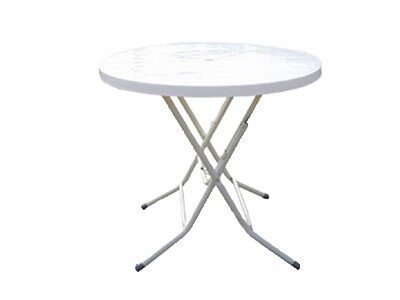 파라솔테이블_원형_화이트