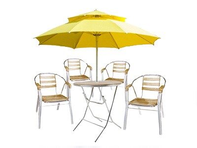 우드메탈파라솔세트_옐로우