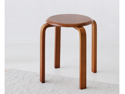 원목스툴의자_원형