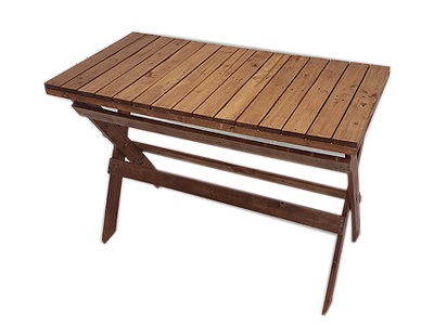 접이식파레트테이블(매대)_입식(월넛)