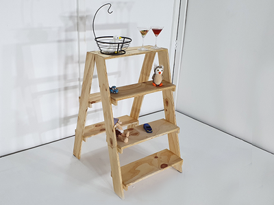 원목진열대(사다리형)_H1000